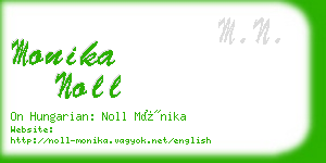 monika noll business card